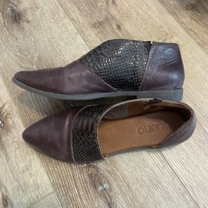 BUENO Womens Blake Shoes Open Size Size 39 Size 8.5-9 Brown Leather